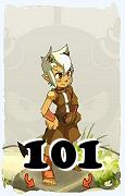 Un personaggio del gioco Dofus, Osamodas-Aria, al livello 101