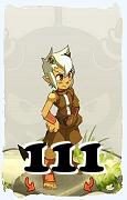 Un personaggio del gioco Dofus, Osamodas-Aria, al livello 111