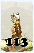 Un personaggio del gioco Dofus, Osamodas-Aria, al livello 113