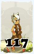 Un personaggio del gioco Dofus, Osamodas-Aria, al livello 117