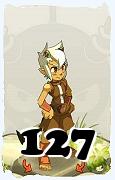 Um personagem do jogo Dofus, Osamodas-Ar, de nivel 127