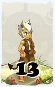 A Dofus character, Osamodas-Air, by level 13