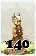 Un personnage du jeu Dofus, Osamodas-Air, au niveau 140