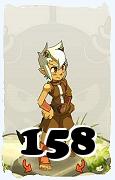 Um personagem do jogo Dofus, Sacrier-Ar, de nivel 158