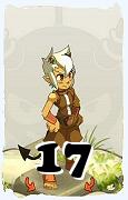 Un personnage du jeu Dofus, Osamodas-Air, au niveau 17