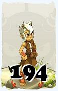 Un personnage du jeu Dofus, Osamodas-Air, au niveau 194