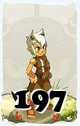 Un personaggio del gioco Dofus, Osamodas-Aria, al livello 197