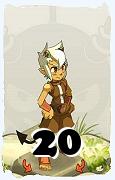 A Dofus character, Osamodas-Air, by level 20