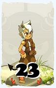 Un personaggio del gioco Dofus, Osamodas-Aria, al livello 23