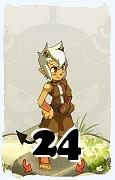 A Dofus character, Osamodas-Air, by level 24