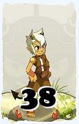 A Dofus character, Osamodas-Air, by level 38