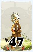 Un personnage du jeu Dofus, Osamodas-Air, au niveau 47