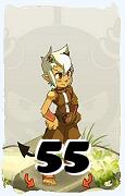 Um personagem do jogo Dofus, Osamodas-Ar, de nivel 55