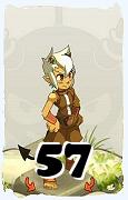 Um personagem do jogo Dofus, Osamodas-Ar, de nivel 57