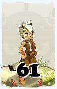 Un personaggio del gioco Dofus, Osamodas-Aria, al livello 61