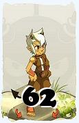 Un personaggio del gioco Dofus, Osamodas-Aria, al livello 62