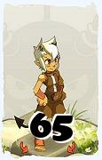 Un personnage du jeu Dofus, Osamodas-Air, au niveau 65