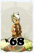 Un personaggio del gioco Dofus, Osamodas-Aria, al livello 68