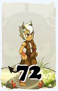 Un personnage du jeu Dofus, Osamodas-Air, au niveau 72