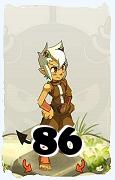 Um personagem do jogo Dofus, Osamodas-Ar, de nivel 86