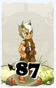 Um personagem do jogo Dofus, Osamodas-Ar, de nivel 87