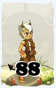 Um personagem do jogo Dofus, Osamodas-Ar, de nivel 88