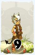 A Dofus character, Osamodas-Air, by level 9