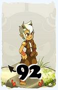 Un personaggio del gioco Dofus, Ocra-Aria, al livello 92