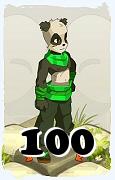 Un personnage du jeu Dofus, Pandawa-Air, au niveau 100