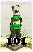 A Dofus character, Pandawa-Air, by level 101