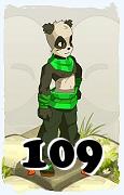 Um personagem do jogo Dofus, Pandawa-Ar, de nivel 109