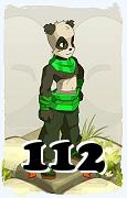 A Dofus character, Pandawa-Air, by level 112