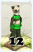 A Dofus character, Pandawa-Air, by level 12