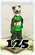 Un personnage du jeu Dofus, Pandawa-Air, au niveau 125