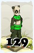 Um personagem do jogo Dofus, Pandawa-Ar, de nivel 129