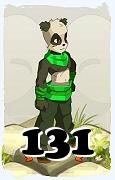 Un personaggio del gioco Dofus, Ecaflip-Aria, al livello 131