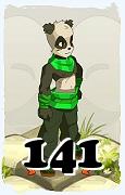 Un personnage du jeu Dofus, Pandawa-Air, au niveau 141