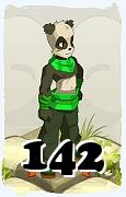 Um personagem do jogo Dofus, Pandawa-Ar, de nivel 142