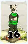 A Dofus character, Pandawa-Air, by level 16