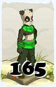 Um personagem do jogo Dofus, Pandawa-Ar, de nivel 165