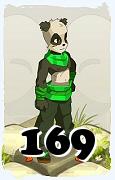 Un personnage du jeu Dofus, Pandawa-Air, au niveau 169