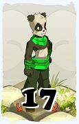 A Dofus character, Pandawa-Air, by level 17