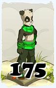 Un personnage du jeu Dofus, Pandawa-Air, au niveau 175