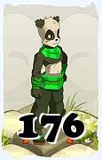 Un personnage du jeu Dofus, Pandawa-Air, au niveau 176