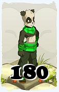 Um personagem do jogo Dofus, Pandawa-Ar, de nivel 180