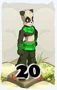 A Dofus character, Pandawa-Air, by level 20