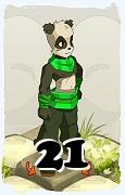 A Dofus character, Pandawa-Air, by level 21