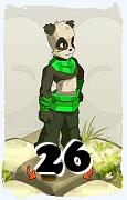 A Dofus character, Pandawa-Air, by level 26