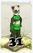 A Dofus character, Pandawa-Air, by level 31