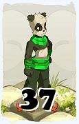 Un personnage du jeu Dofus, Pandawa-Air, au niveau 37